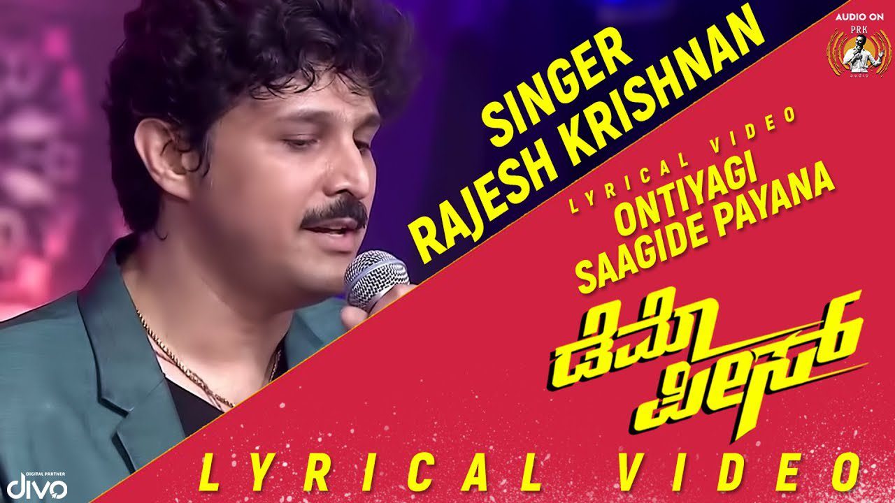 Ontiyaagi Saagide Payana - Song Cover Image